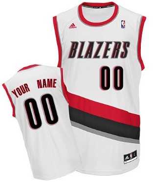 Men & Youth Customized Portland Trail Blazers White Jersey->customized nba jersey->Custom Jersey